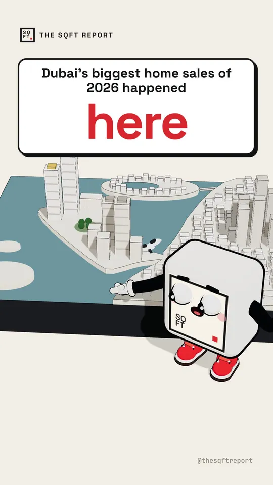 Dubai Peninsula: where 5 of Dubai's 7 biggest apartment sales of 2026 happened